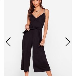 NWOT, Tie Belt Jumpsuit